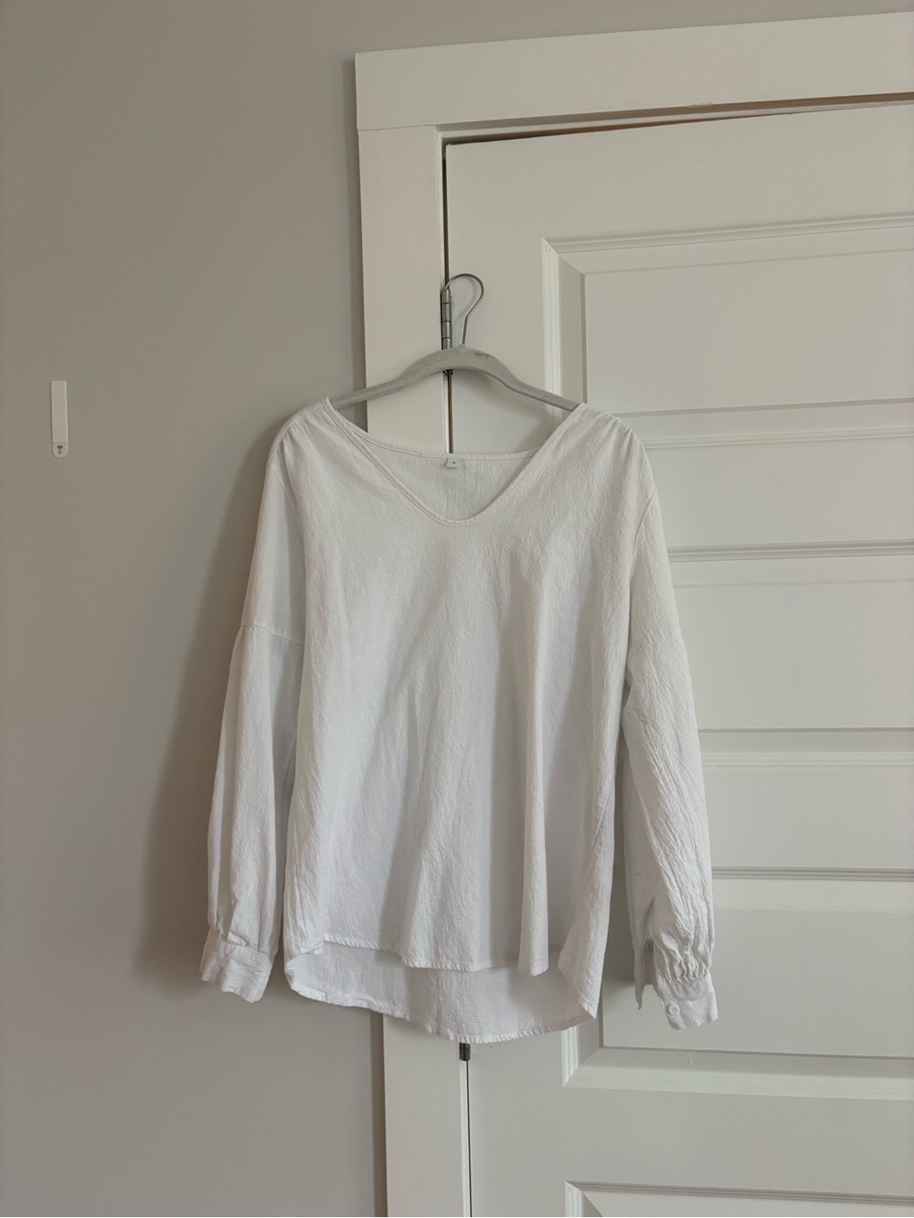 Boho White Long-Sleeve